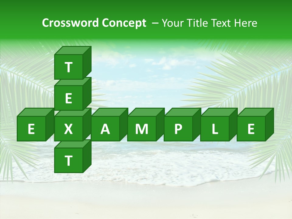 Sea Wavy Beauty PowerPoint Template