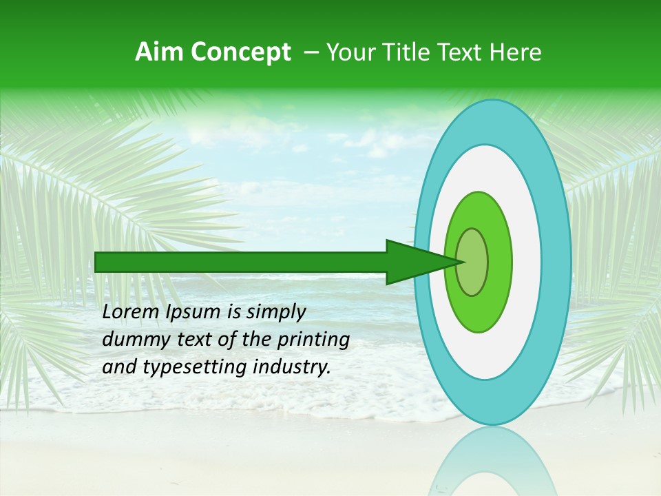 Sea Wavy Beauty PowerPoint Template