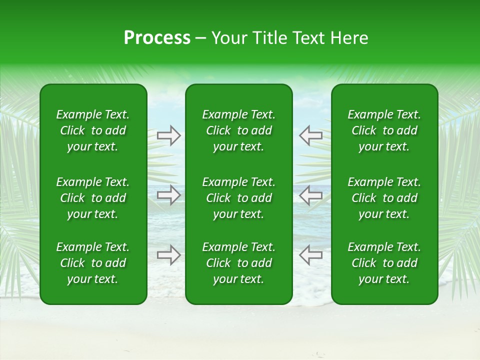 Sea Wavy Beauty PowerPoint Template