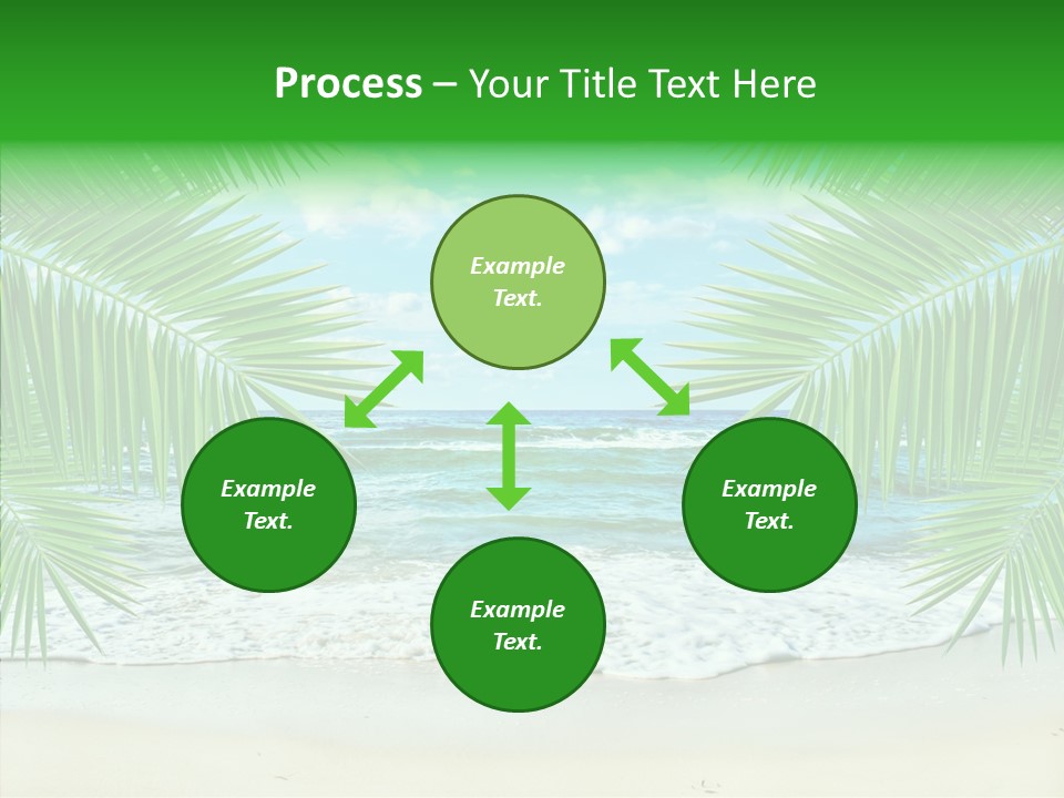 Sea Wavy Beauty PowerPoint Template