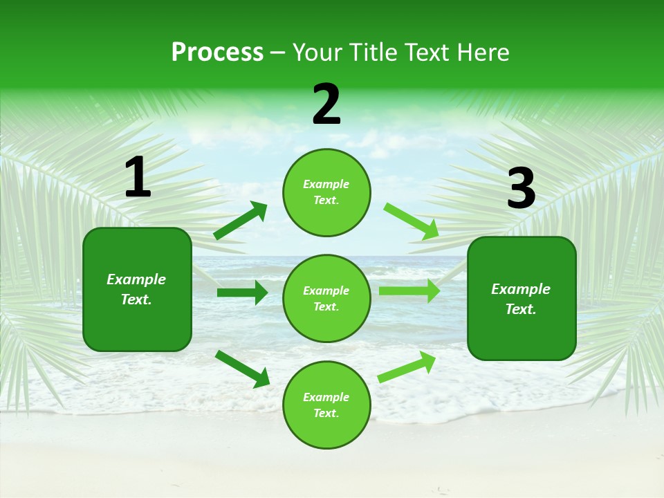 Sea Wavy Beauty PowerPoint Template