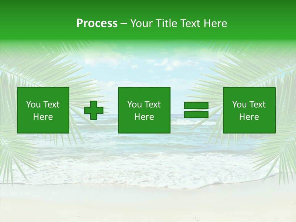 Sea Wavy Beauty PowerPoint Template