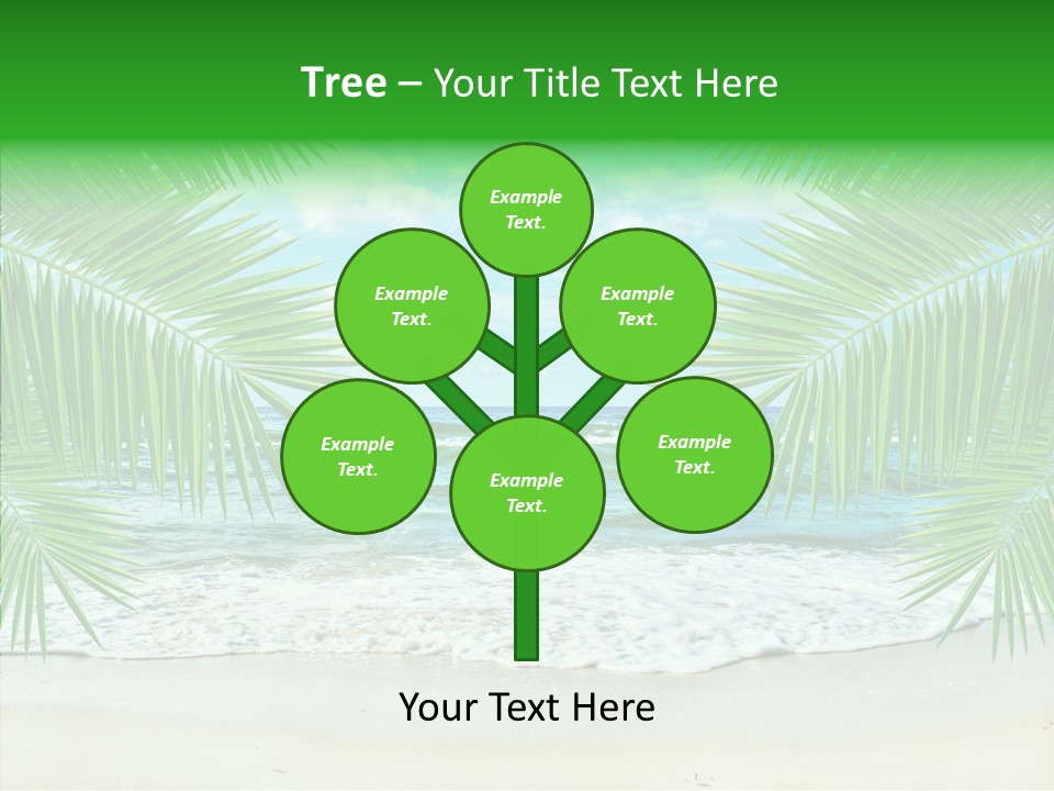 Sea Wavy Beauty PowerPoint Template