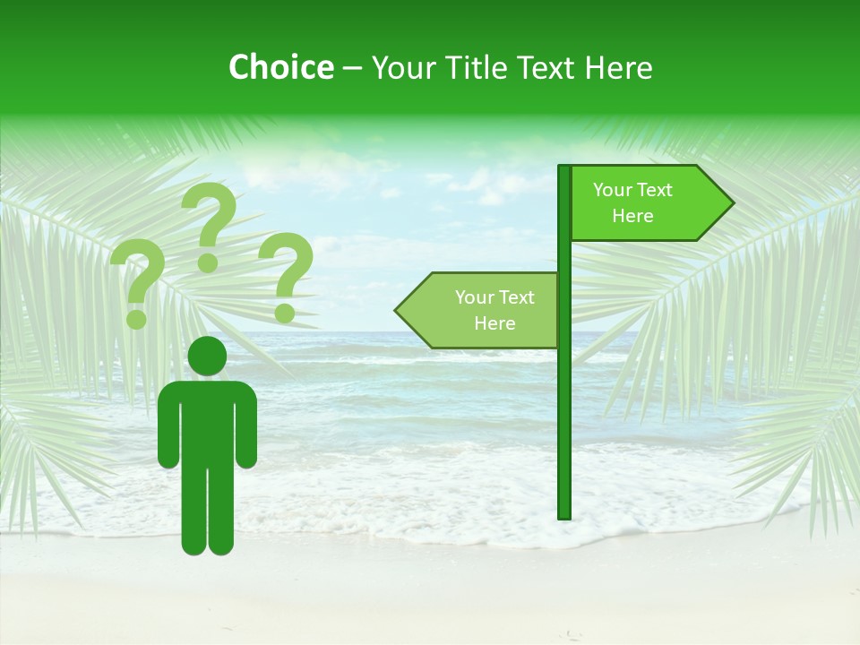 Sea Wavy Beauty PowerPoint Template