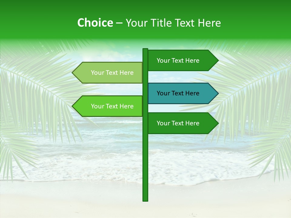 Sea Wavy Beauty PowerPoint Template