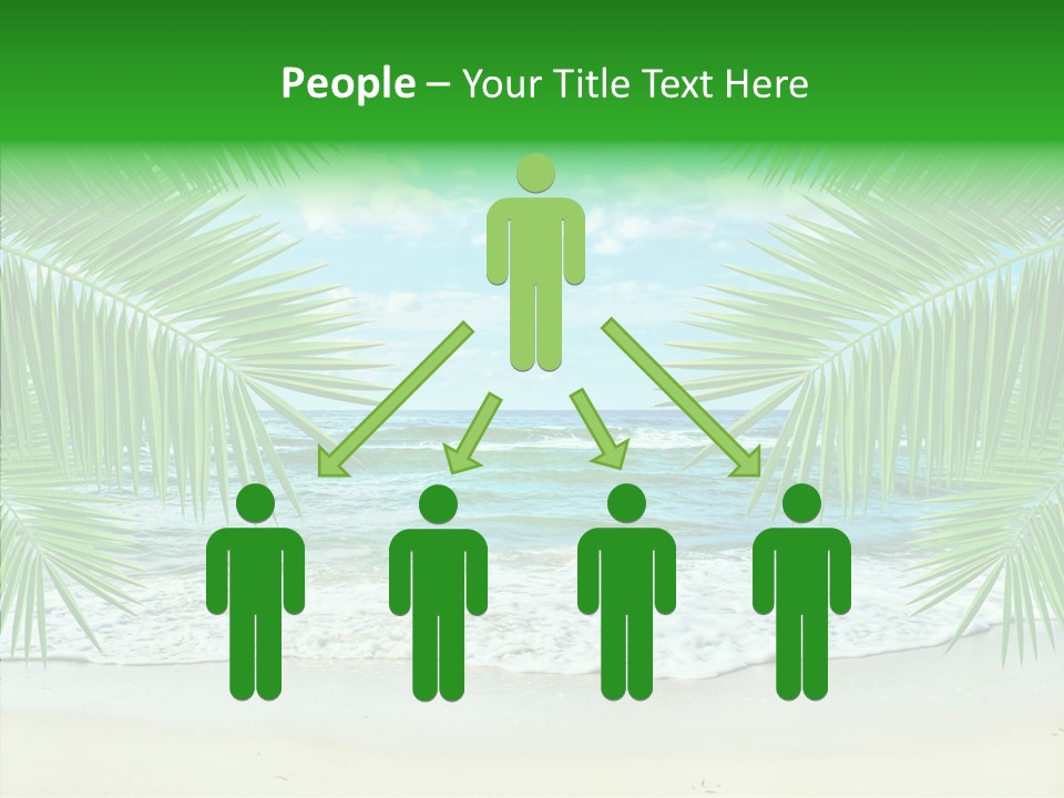 Sea Wavy Beauty PowerPoint Template