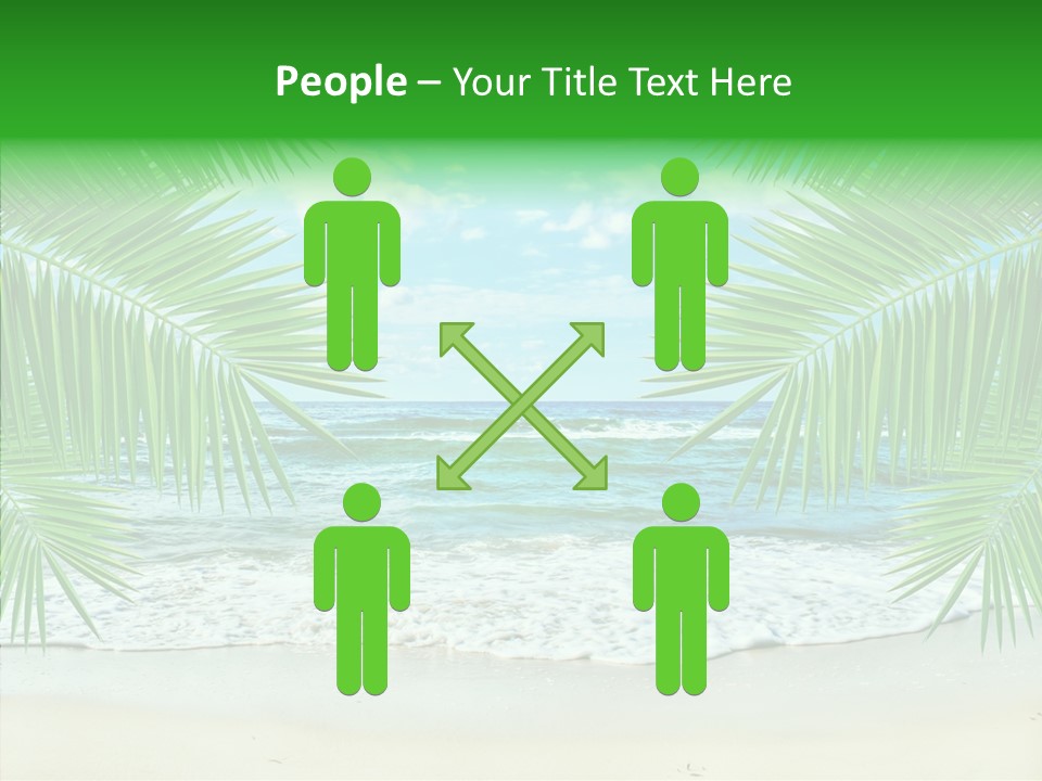 Sea Wavy Beauty PowerPoint Template