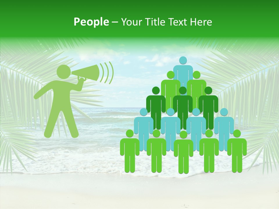 Sea Wavy Beauty PowerPoint Template