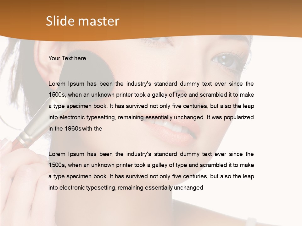 Makeup Spa Attractive PowerPoint Template