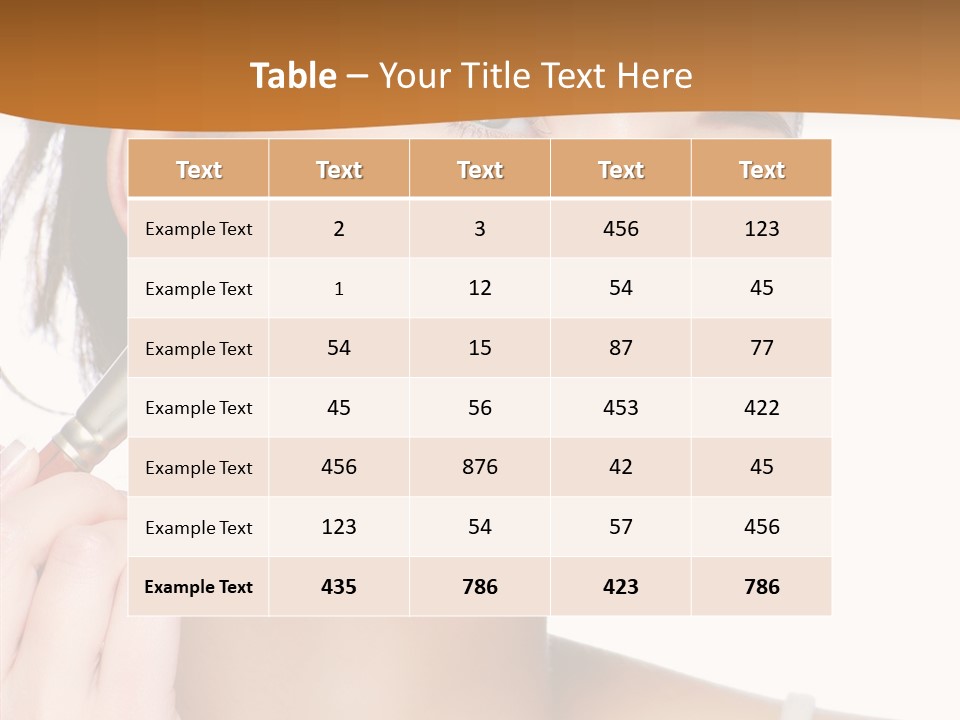 Makeup Spa Attractive PowerPoint Template