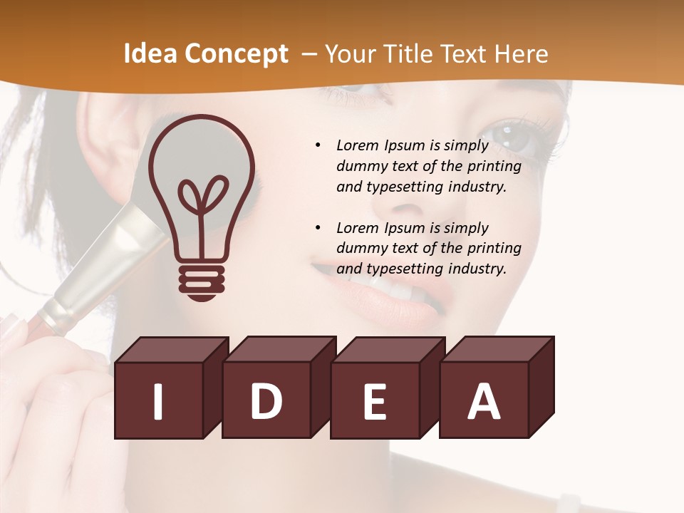 Makeup Spa Attractive PowerPoint Template