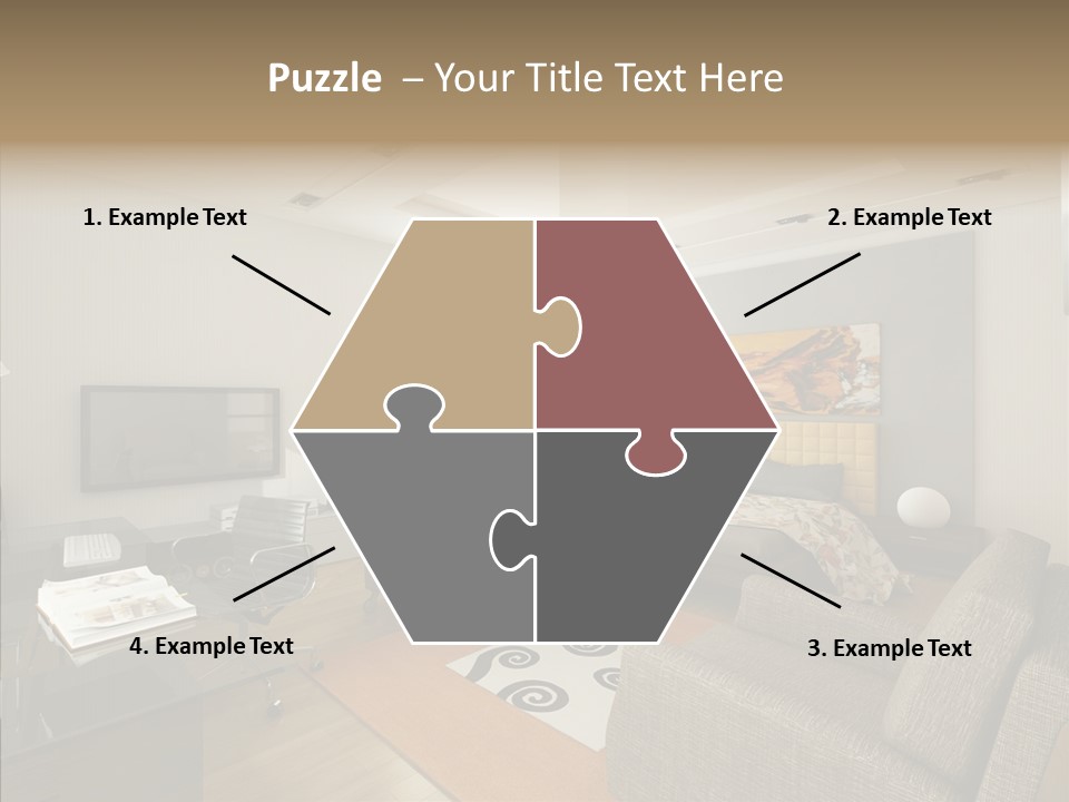 Studio Lifestyle Armchair PowerPoint Template