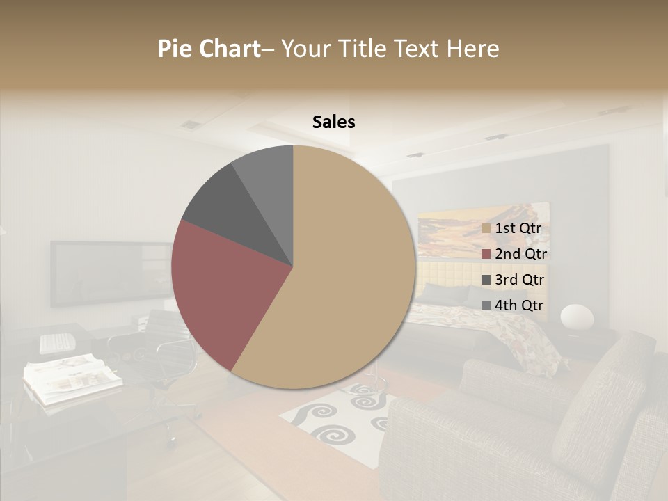 Studio Lifestyle Armchair PowerPoint Template