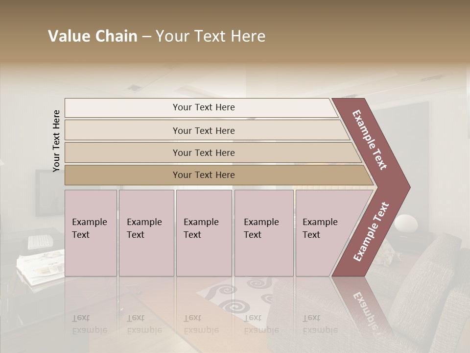 Studio Lifestyle Armchair PowerPoint Template