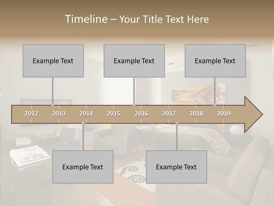Studio Lifestyle Armchair PowerPoint Template
