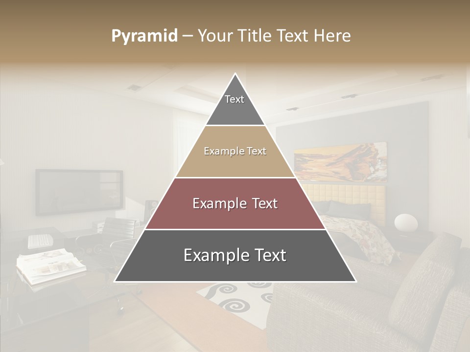 Studio Lifestyle Armchair PowerPoint Template