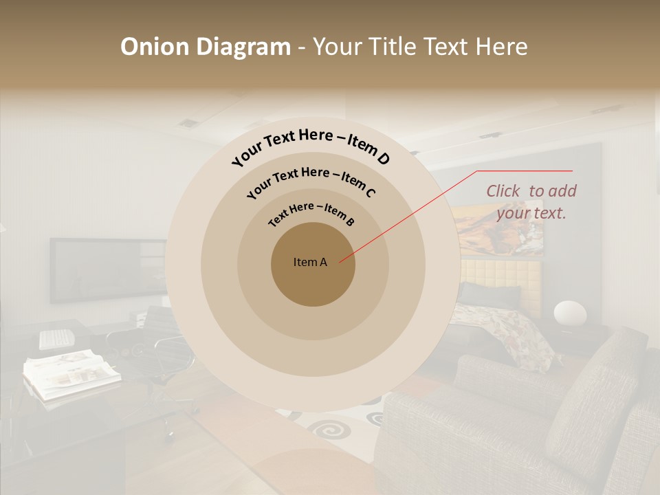 Studio Lifestyle Armchair PowerPoint Template