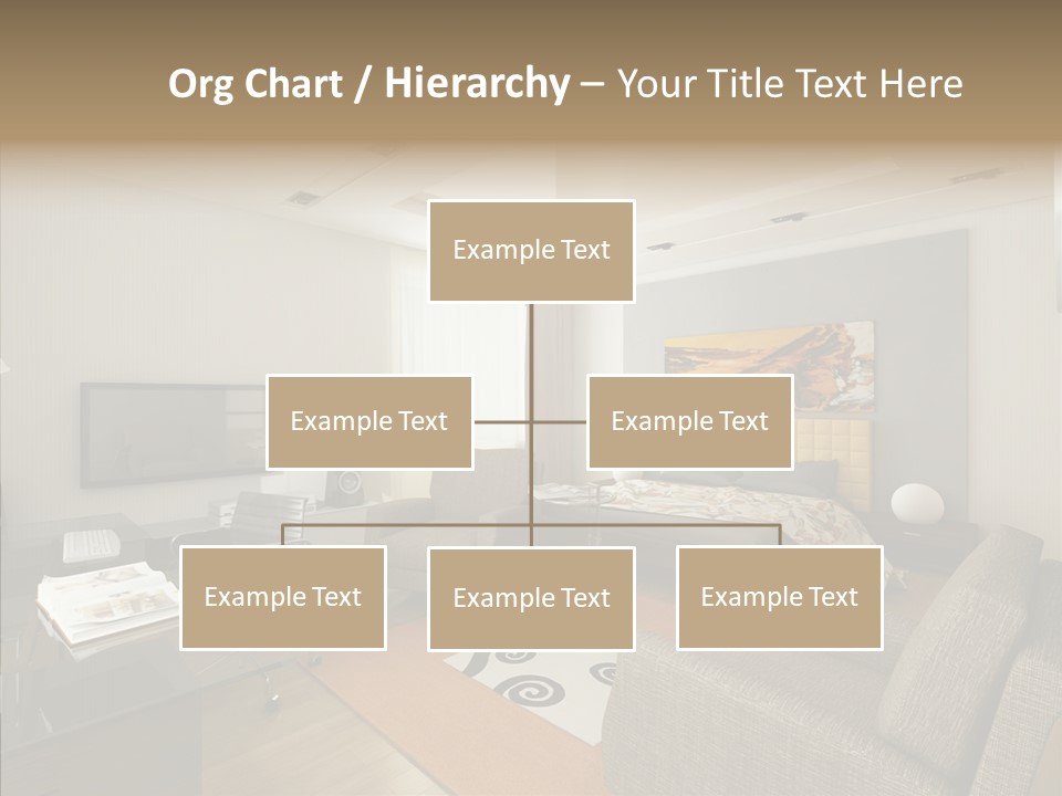 Studio Lifestyle Armchair PowerPoint Template