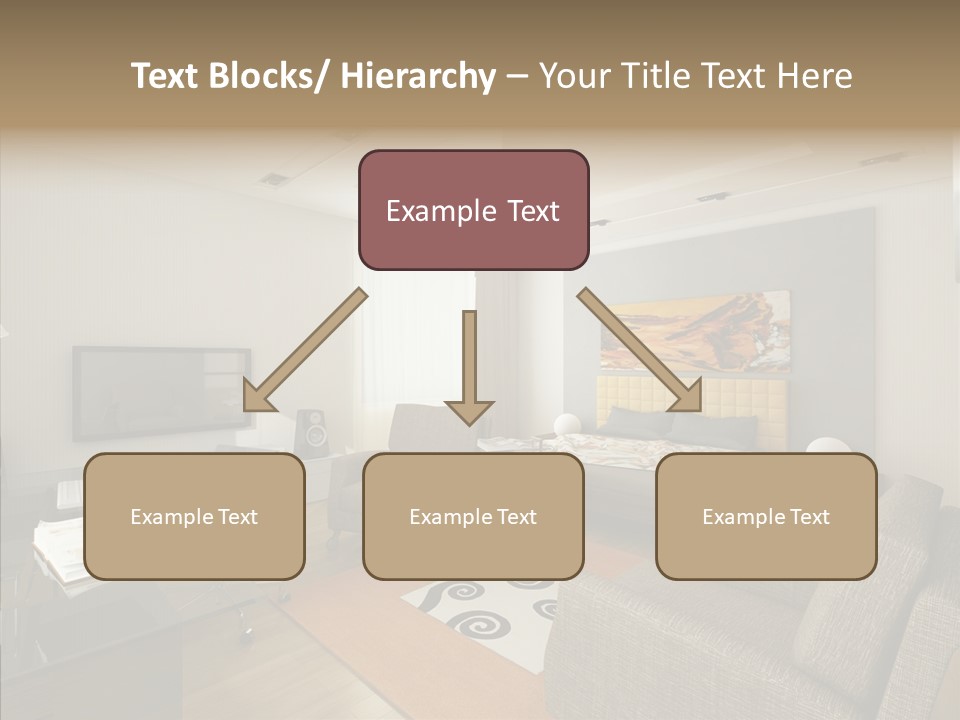 Studio Lifestyle Armchair PowerPoint Template