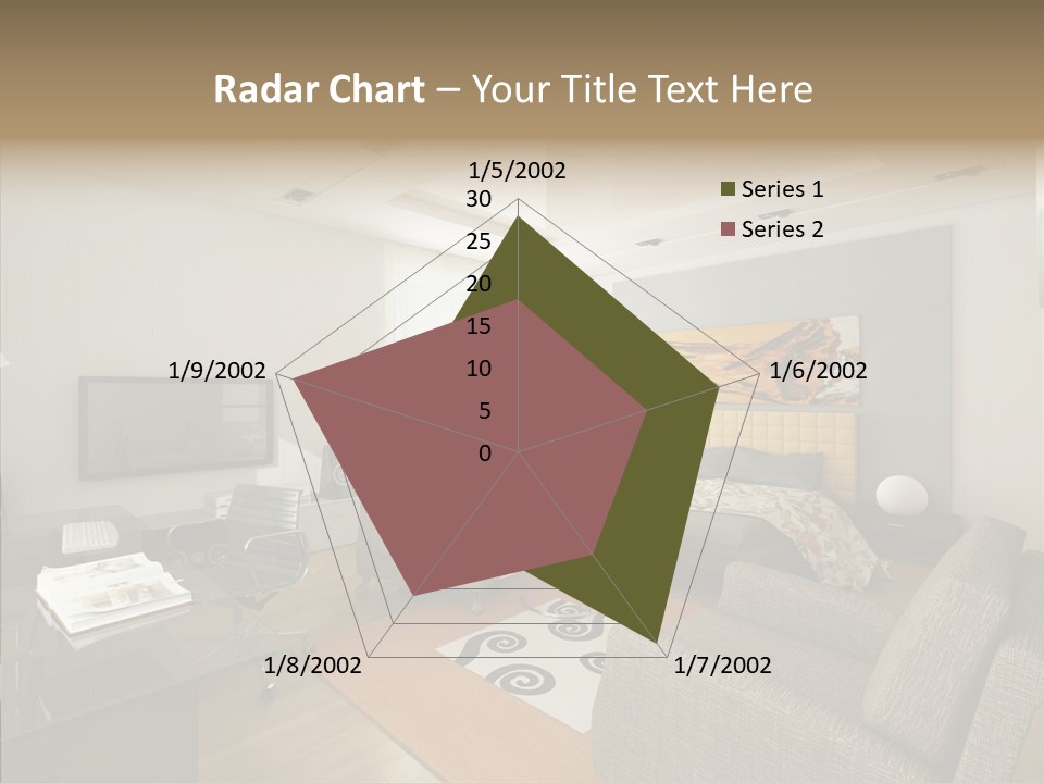 Studio Lifestyle Armchair PowerPoint Template