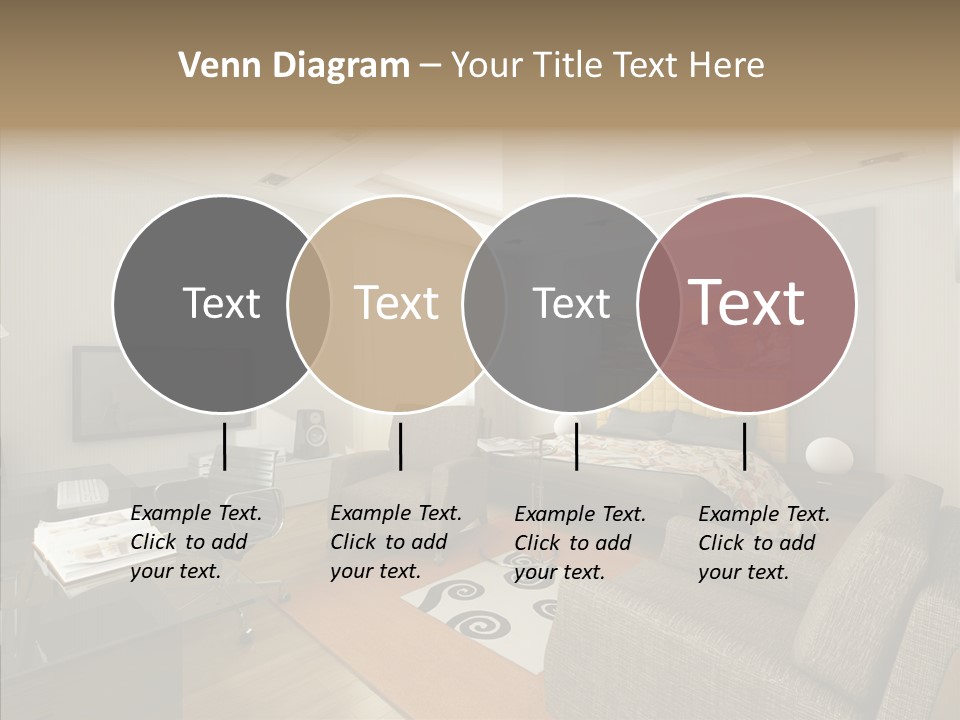Studio Lifestyle Armchair PowerPoint Template