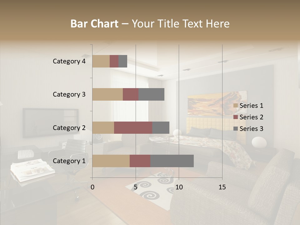Studio Lifestyle Armchair PowerPoint Template