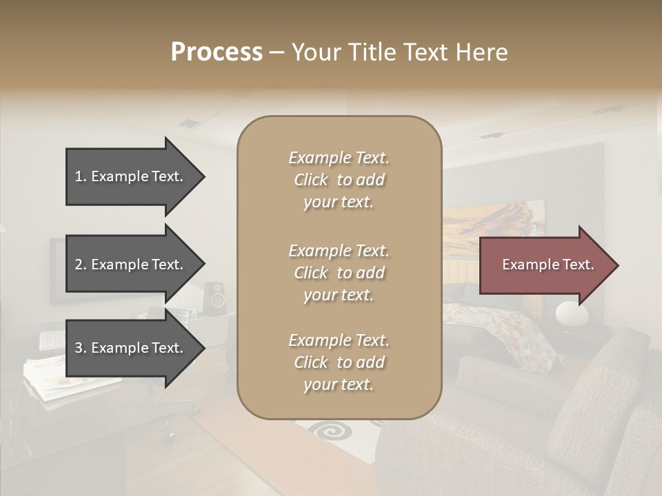 Studio Lifestyle Armchair PowerPoint Template