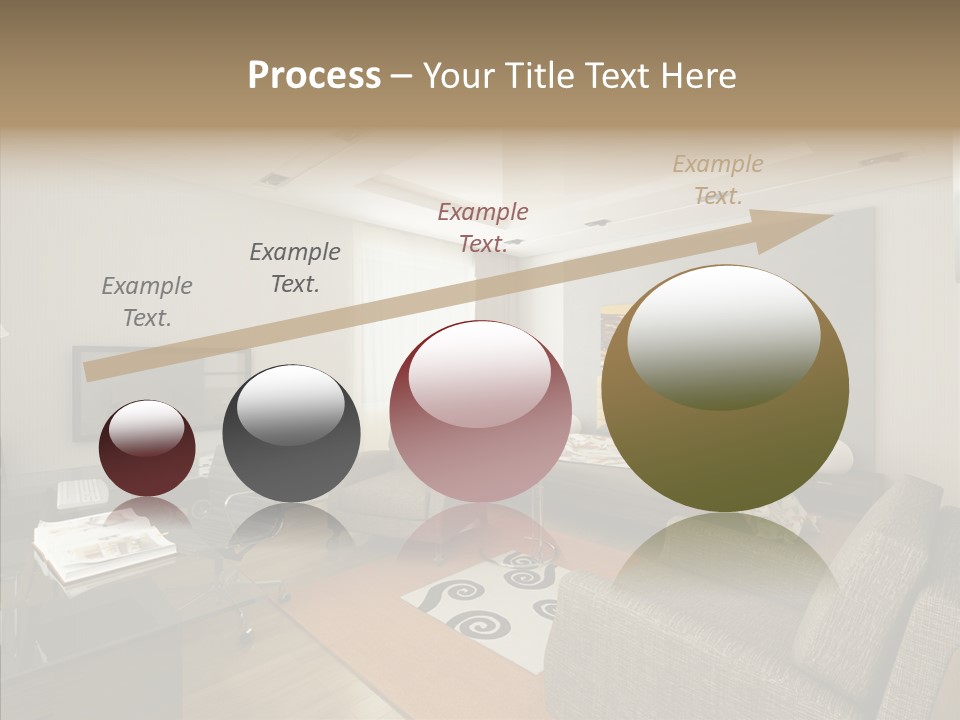 Studio Lifestyle Armchair PowerPoint Template