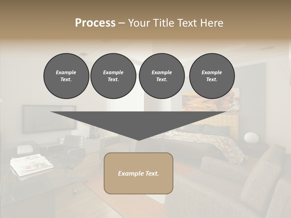Studio Lifestyle Armchair PowerPoint Template