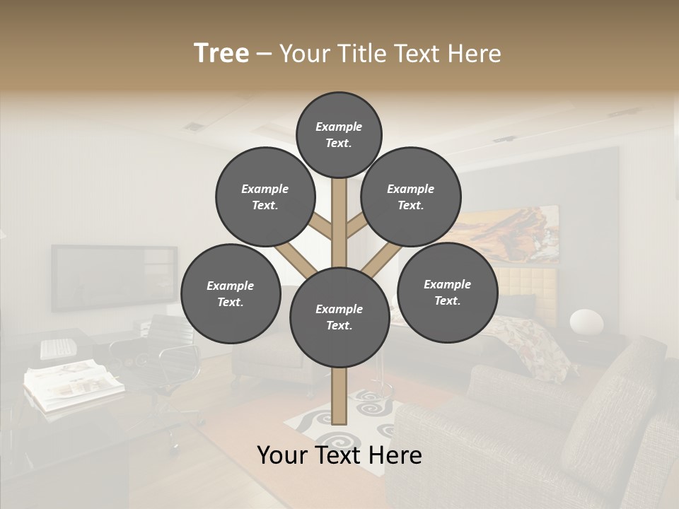 Studio Lifestyle Armchair PowerPoint Template