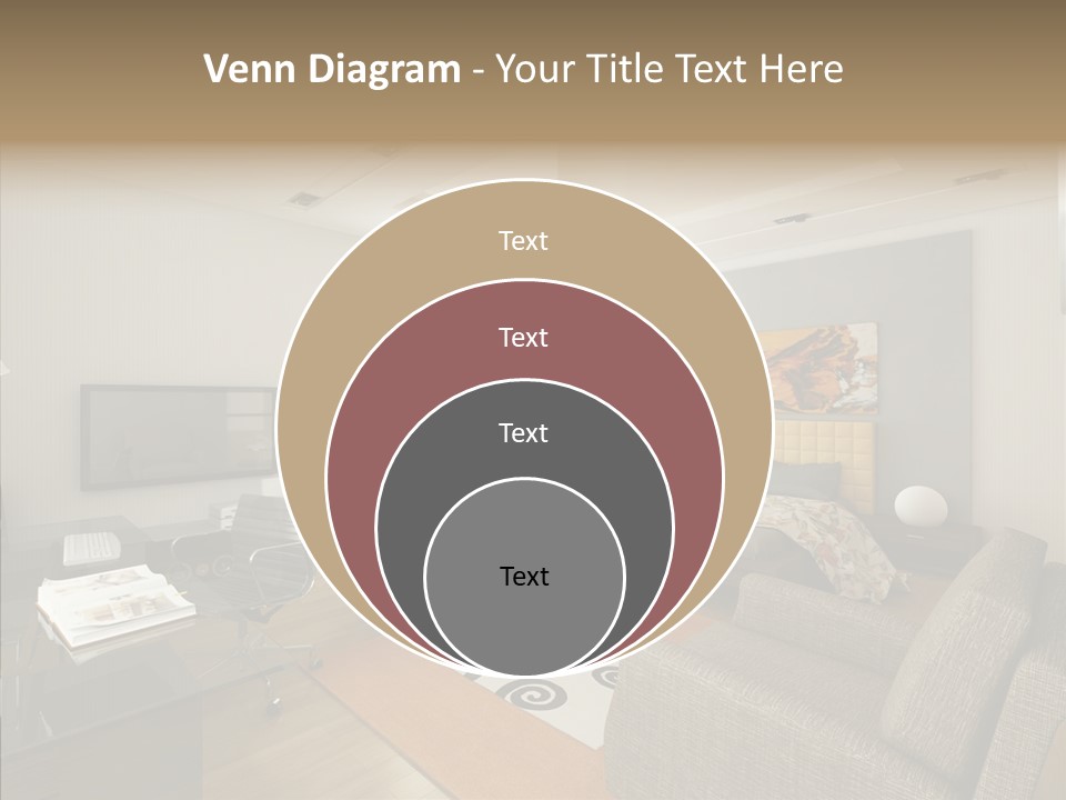 Studio Lifestyle Armchair PowerPoint Template