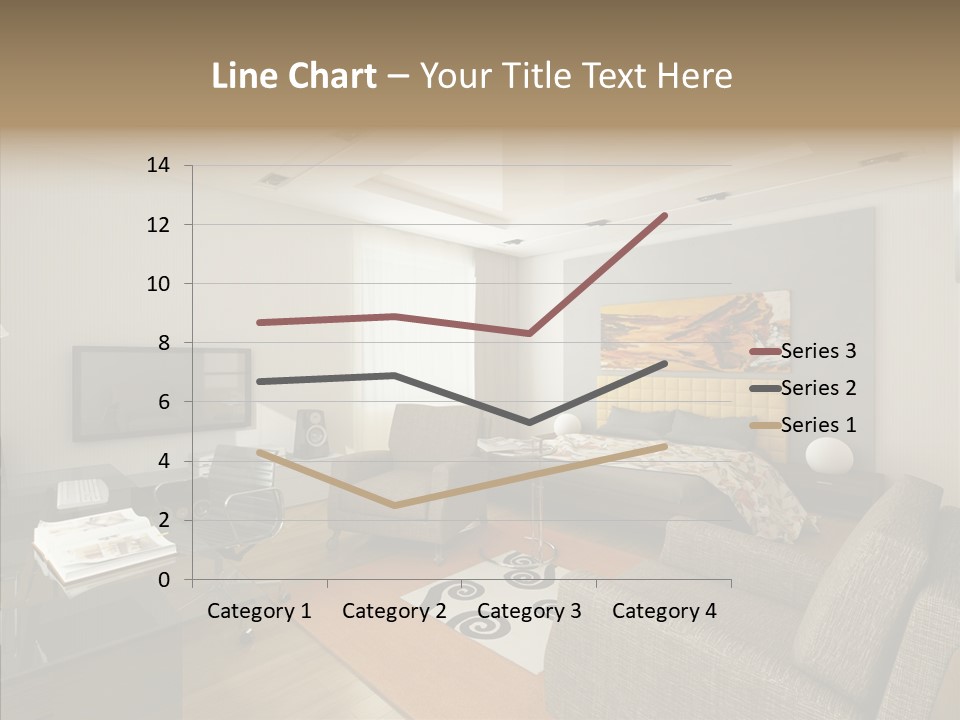 Studio Lifestyle Armchair PowerPoint Template