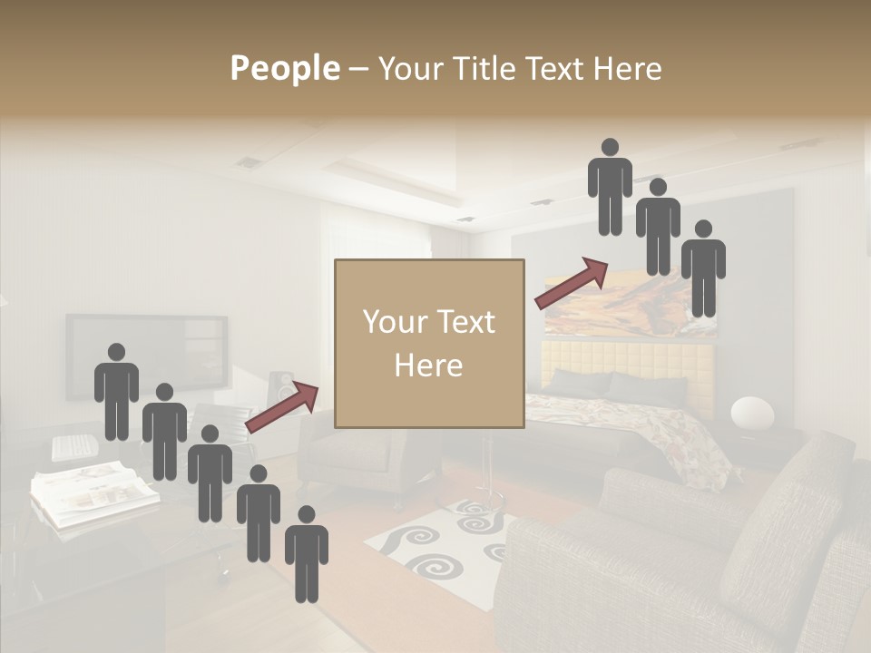 Studio Lifestyle Armchair PowerPoint Template