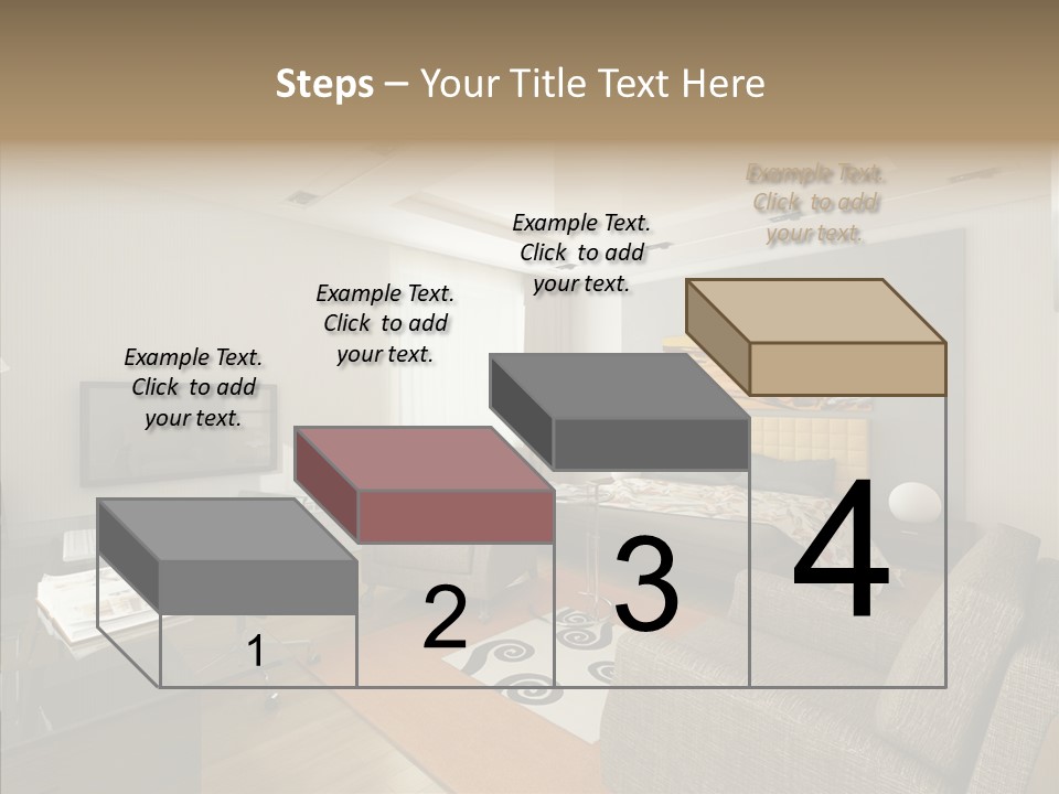 Studio Lifestyle Armchair PowerPoint Template