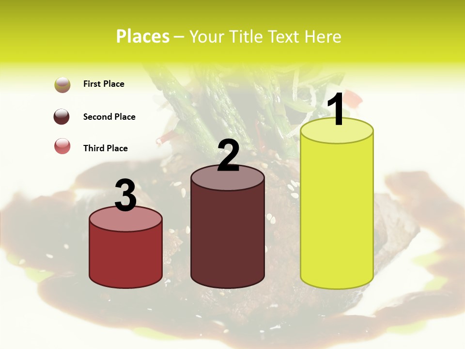 Cooked T Bone Food PowerPoint Template