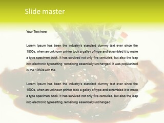 Cooked T Bone Food PowerPoint Template