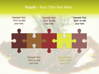 Cooked T Bone Food PowerPoint Template