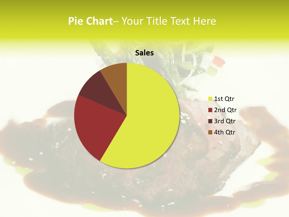 Cooked T Bone Food PowerPoint Template