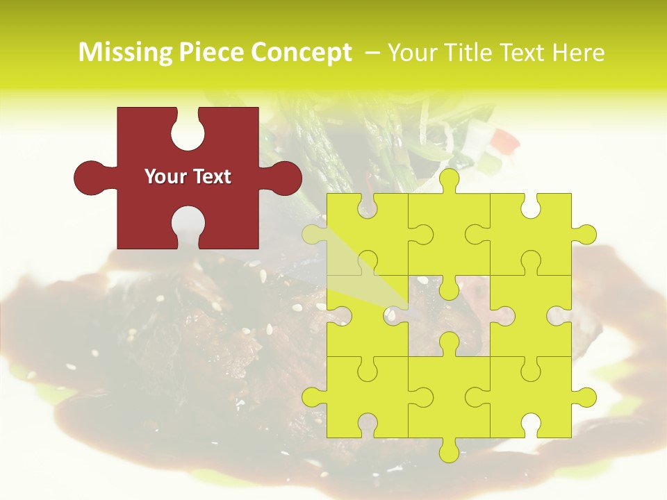 Cooked T Bone Food PowerPoint Template