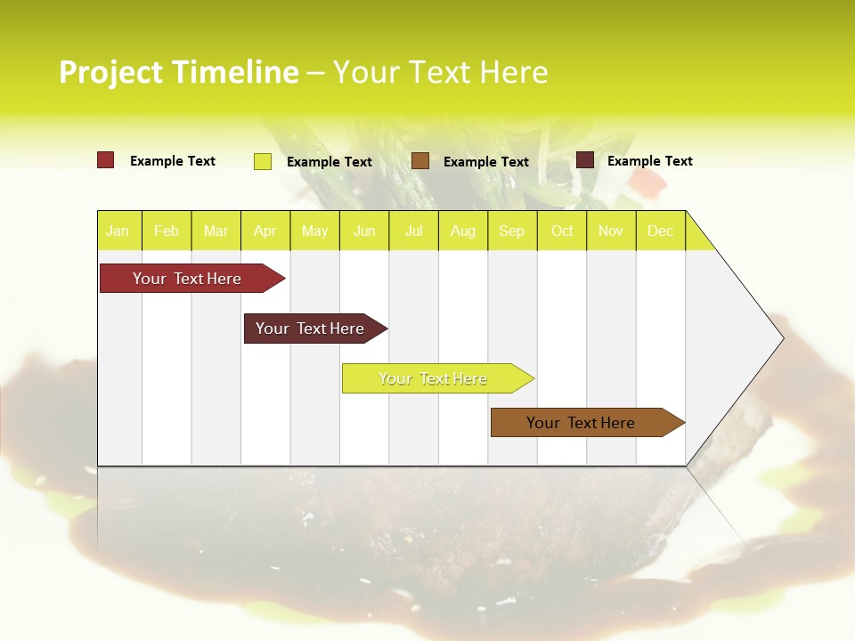 Cooked T Bone Food PowerPoint Template
