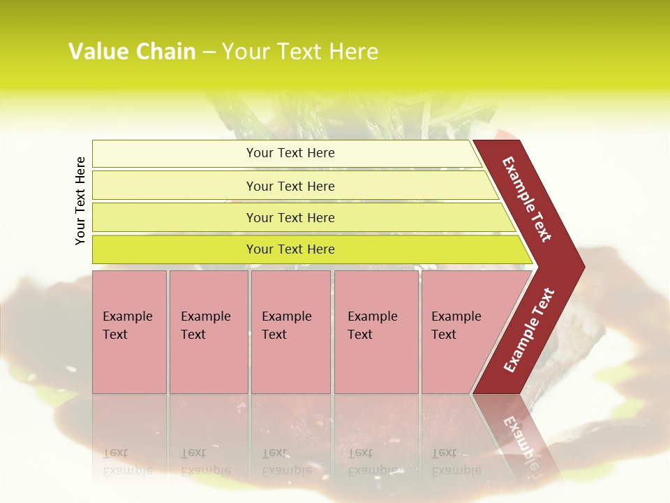 Cooked T Bone Food PowerPoint Template