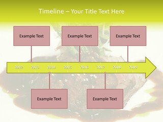 Cooked T Bone Food PowerPoint Template