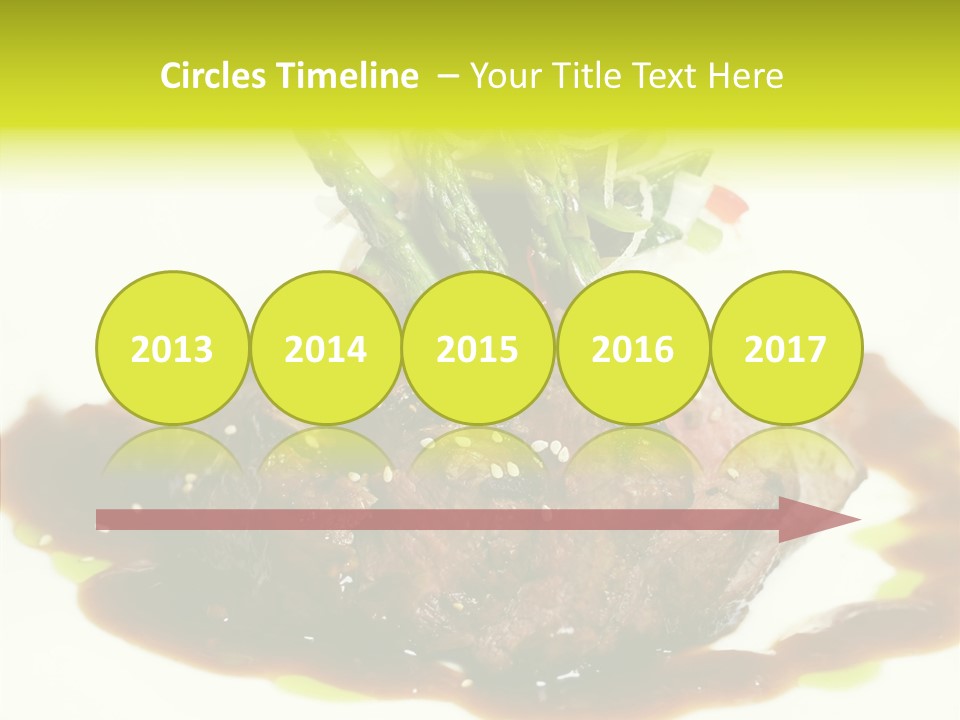 Cooked T Bone Food PowerPoint Template