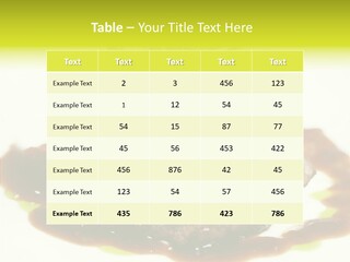 Cooked T Bone Food PowerPoint Template