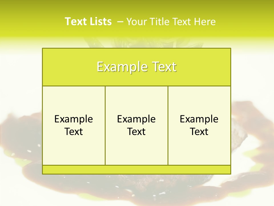 Cooked T Bone Food PowerPoint Template