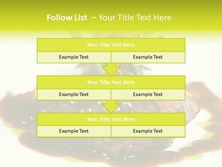 Cooked T Bone Food PowerPoint Template