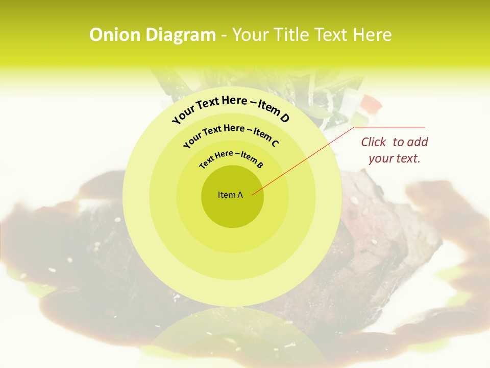 Cooked T Bone Food PowerPoint Template