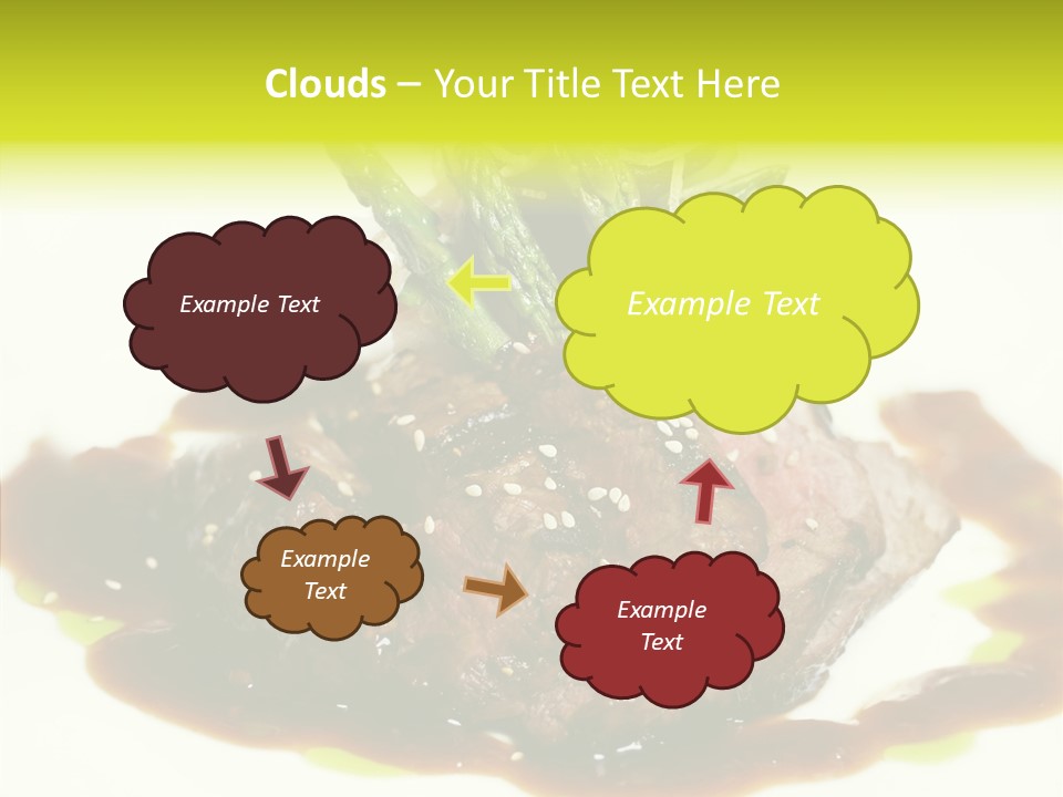 Cooked T Bone Food PowerPoint Template