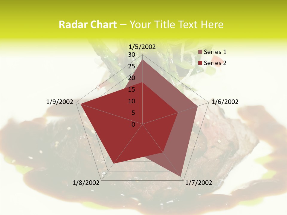 Cooked T Bone Food PowerPoint Template