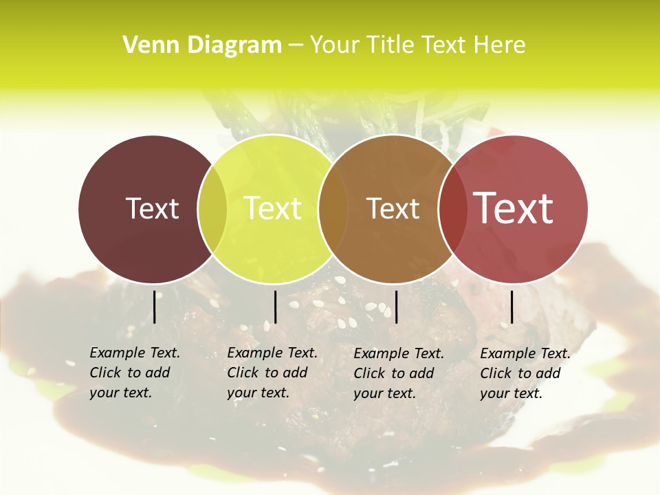 Cooked T Bone Food PowerPoint Template